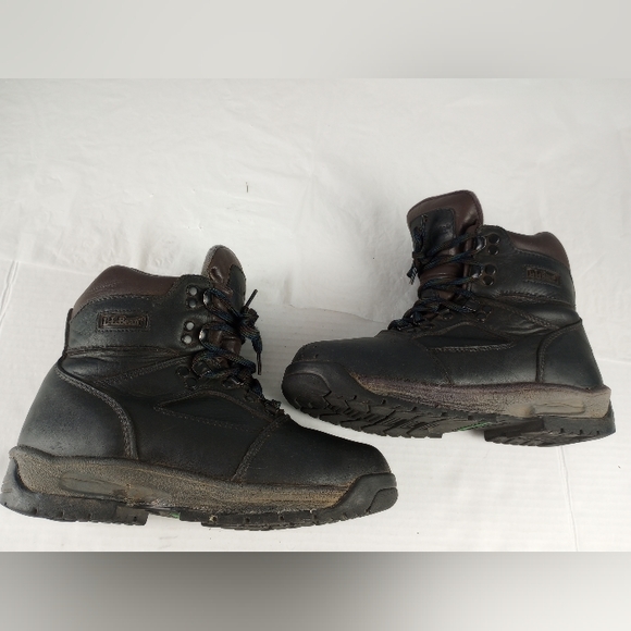 LL Bean Winter Boots,Brown Leather Outdoor Hiking Shoes, Women Size 7 - Picture 10 of 10